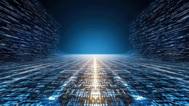 A digital image of a computer screen with a glowing light photo