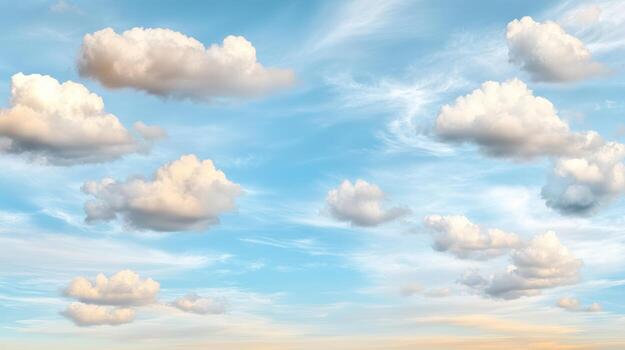 Clouds in the sky background photo