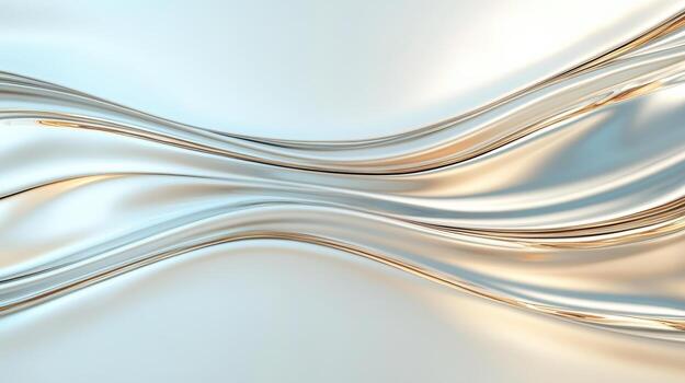 A white and gold background with waves photo