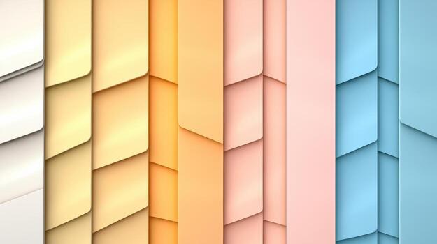 A set of colorful paper folders with different colors photo