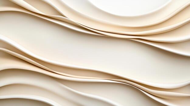 3d rendering of a white background with wavy lines photo