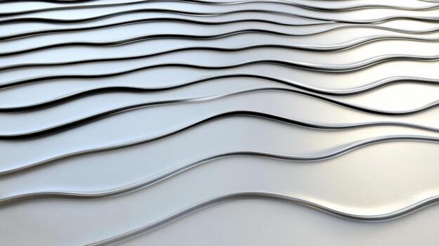 un 3d representación de un ola modelo foto