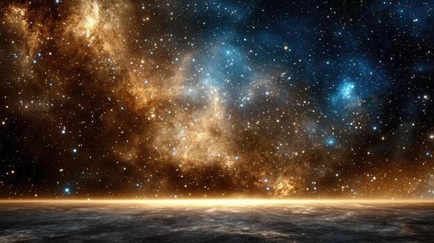 An image of the universe with stars and clouds photo