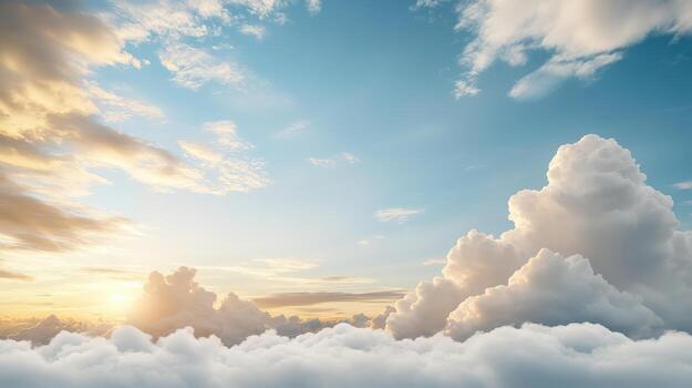 nubes y Dom en el cielo foto