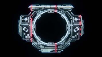 informatica Tech telaio movimento sfondo ciclo continuo animato video