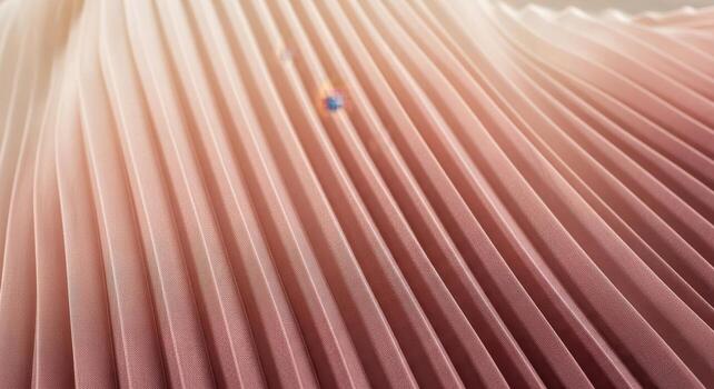 Abstract Close-Up of Pleated Fabric A Study in Texture, Light, and Shadow. Featuring Subtle Color Gradations and Soft Backlight for a Visual Delight photo