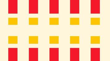 un' strutturato modello di rosso e oro piazze le forme un' minimo ancora Impressionante griglia, simboleggiante equilibrio, struttura, e organizzato creatività video