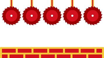 en dödligt sekvens av roterande övningar rör på sig upp och ner tester timing, fart, och kontrollera som spelare navigera genom de farlig mekanisk hinder. video