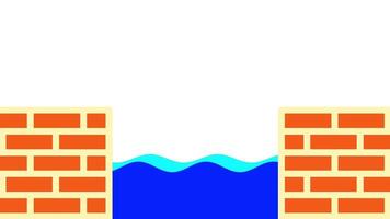 uma pequeno água Cova blocos a caminho, exigindo uma perfeito salto para evitar queda para dentro a profundidades e perdendo valioso progresso dentro a nível. video