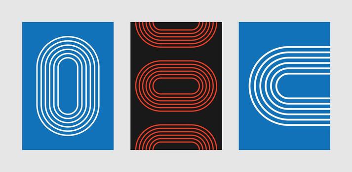 Dynamic Background Layout with Running Track Template for Sports Event Promotion vector