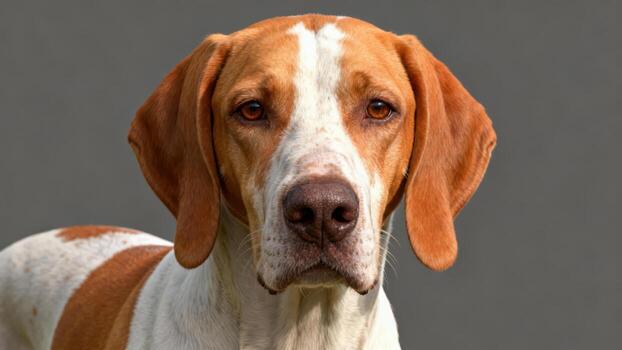 Beagle dog with brown and white fur photo