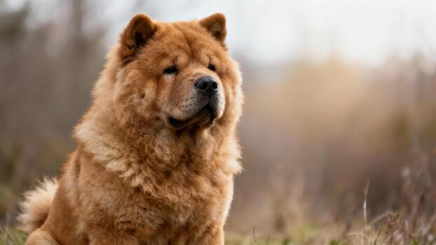 Chow Chow dog in a natural setting photo