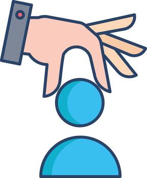 choose pic linear color icon design vector