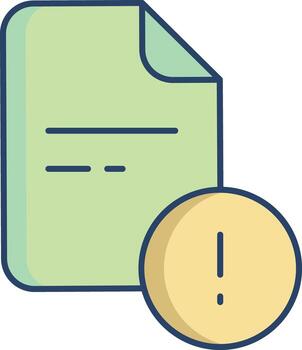 bandeja de entrada documento lineal color icono diseño vector