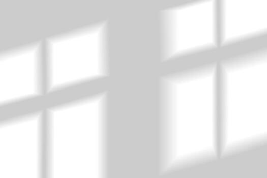 Window frame shadow overlaying a light gray background vector