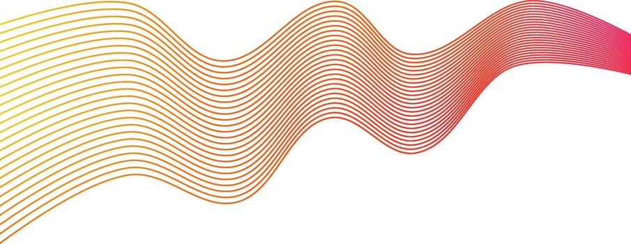 Waves Lines Pattern Design, Waves Background vector