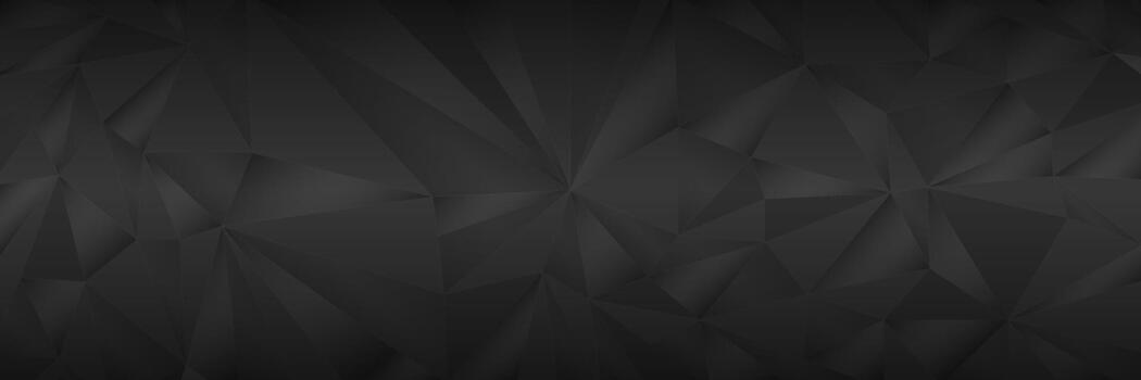 horizontal elegant polygon dark and black background for pattern and design, illustration. vector