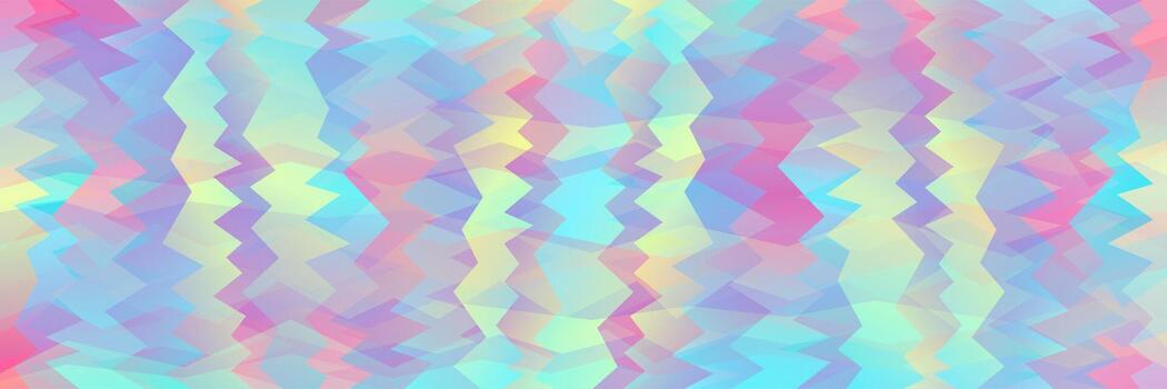 horizontal abstract pastel zigzag holographic texture design for pattern and background. vector