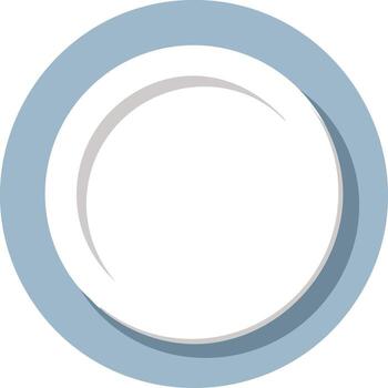 Abstract graphic with concentric rings, minimalistic design element vector