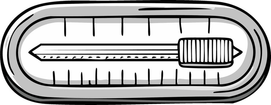 dibujos animados estilo gráfico de temperatura calibre control deslizante a espectáculo temperatura niveles vector