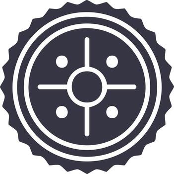 resumen rueda diseño con radios y circular borde, gráfico vector