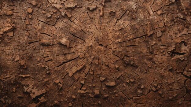 Old weathered wood grain showcases age and texture, perfect for rustic backgrounds or natural design elements in your creative projects. photo