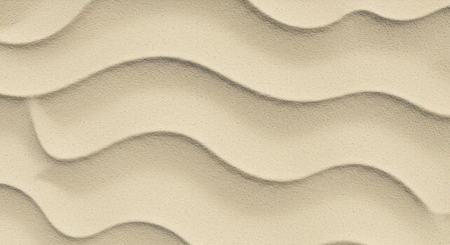 Abstract beige background showcases undulating wave patterns creating a soothing, textured effect ideal for versatile design applications. photo