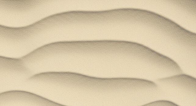 A minimalist beige background features soft, flowing waves and subtle textures, creating a calming and organic abstract design concept. photo