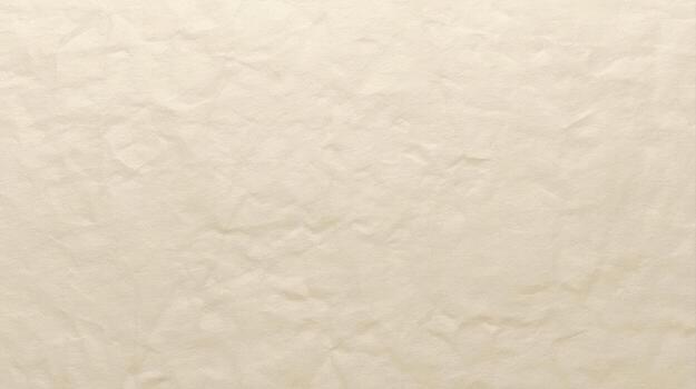 Cream colored paper with a wrinkled texture and subtle shadows creates a soft and versatile background for various design applications. photo
