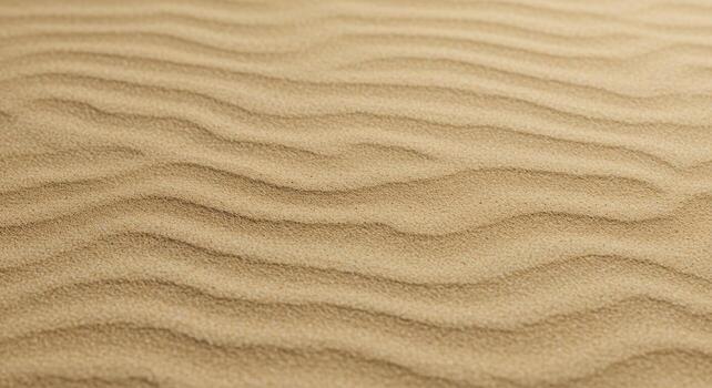 The undulating patterns of sand create a mesmerizing texture across the desert landscape evoking a sense of peaceful serenity and natural beauty. photo