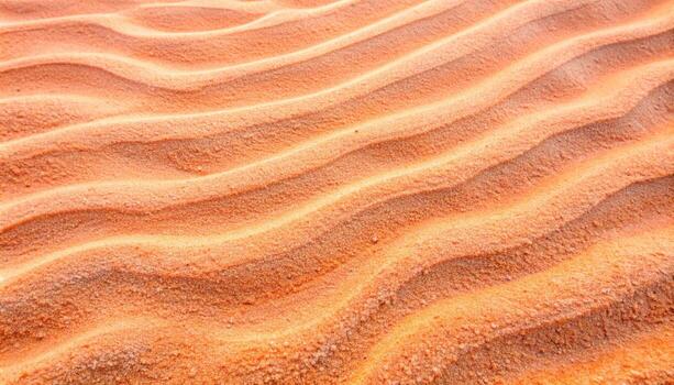 un resumen cerca arriba muestra olas y patrones en arena duna, creando textura y profundidad en un natural ambiente en el brillante luz solar. foto