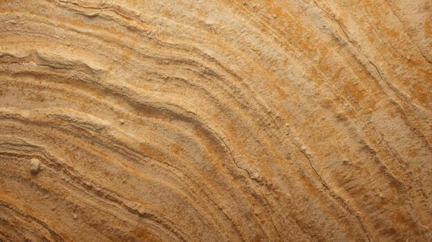 The light brown and tan sedimentary rock layers show curving formations, creating a captivating pattern of earth tones and textures in nature. photo