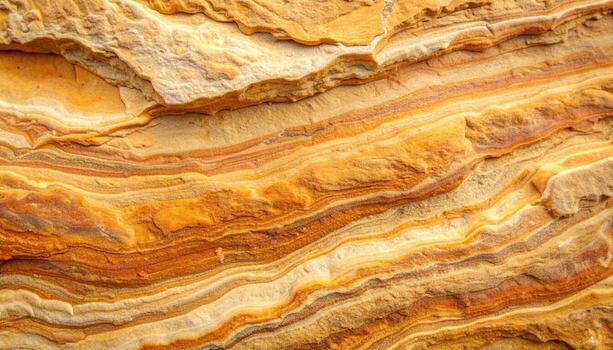 The mesmerizing layers of sandstone reveal intricate patterns formed over millennia due to geological sedimentation and natural erosion processes. photo