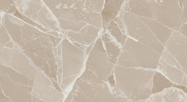 Beige marble texture features intricate white veins running across a smooth surface creating an elegant and sophisticated look for interior design. photo