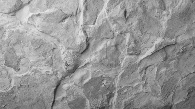 The textured surface of a gray stone wall creates a rugged and abstract pattern, providing a versatile backdrop for various creative projects. photo