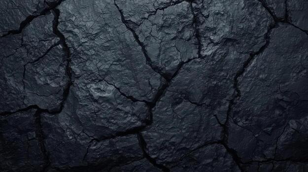 Dark abstract cracked texture creates a dramatic and visually interesting pattern suitable for backgrounds and design projects altogether now. photo