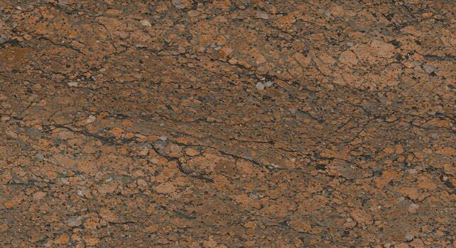 hermosa natural Roca superficie muestra terroso marrón y bronceado granito textura con mineral depósitos y sutil lineal veteado modelo antecedentes. foto