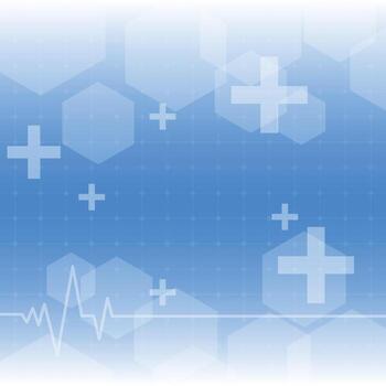 Abstract hexagon shape with science, research and healthcare background. illustration vector