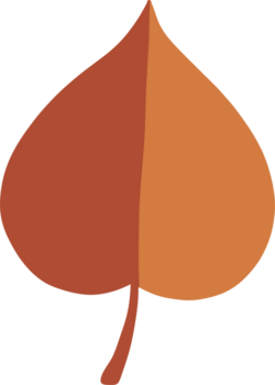 Spaten oder Herz geformt Blatt, das einzigartig Feature ist das verwenden von ein zwei Ton Farbe Block Technik. png