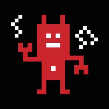 Character design of ai chat bot industry robot robotic pixel art. vector