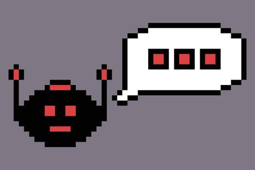 linda dibujos animados juguete linda robótico antecedentes robots máquina ai mínimo charlar. vector