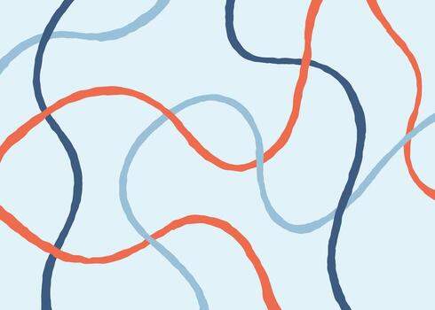 Abstract wavy lines background vector