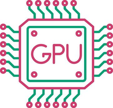 gpu gráfico Procesando unidad vector