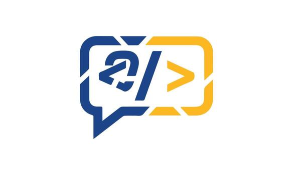 ai codificación símbolo dentro un habla burbuja, aislado en blanco antecedentes diseño vector