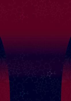 Futuristic Esports Jersey Template with Gradient and Molecular Structure Pattern vector