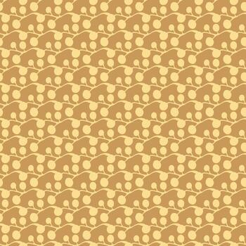 Honey Camel Scallop Dots, Small-Scale Seamless Pattern vector