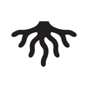 Circular badge root showcasing eternal growth and unity of earth vector