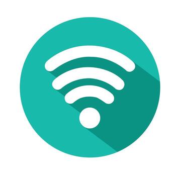 Wifi signal icon for website and mobile apps symbol. vector