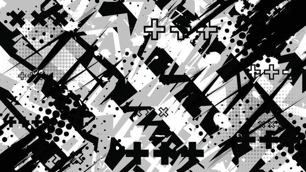 Abstract Geometric Grunge Pattern Background vector