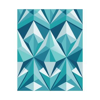 futurista 3d polígono triangular resumen antecedentes vector